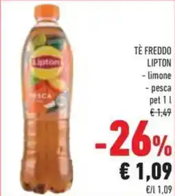 Conad Superstore Te freddo lipton limone, pesca offerta