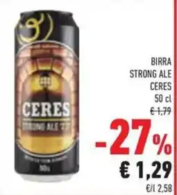 Conad Superstore Birra strong ale CERES offerta