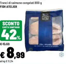 Iper La Grande Tranci di salmone congelati FISH ATELIER offerta