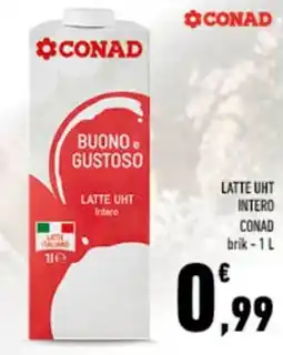 Conad Latte uht intero CONAD offerta
