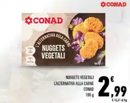 Conad Nuggets vegetali l'alternativa alla carne CONAD offerta