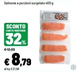 Iper La Grande Salmone a porzioni surgelato offerta