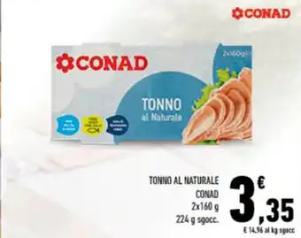 Tonno al naturale CONAD
