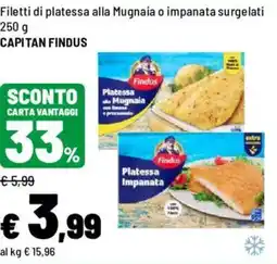Iper La Grande Filetti di platessa alla Mugnaia o impanata surgelati CAPITAN FINDUS offerta