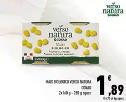 Conad Mais biologico VERSO NATURA CONAD offerta