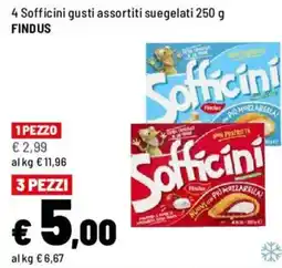 Iper La Grande 4 Sofficini suegelati FINDUS offerta