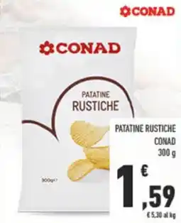 Conad Patatine rustiche CONAD offerta