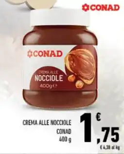 Conad Crema alle nocciole CONAD offerta