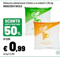 Iper La Grande Ghiaccio alimentare tritato o a cubetti GHIACCIO FACILE offerta