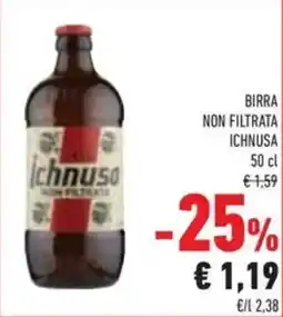 Conad Superstore Birra non filtrata ICHNUSA offerta
