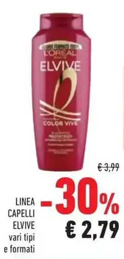 Conad Superstore L'oreal linea capelli elvive offerta
