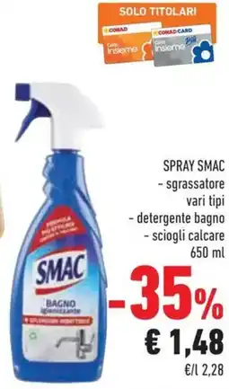 Conad Superstore Spray smac sgrassatore offerta