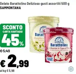 Iper La Grande Gelato Barattolino Delizioso SAMMONTANA offerta