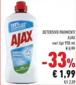 Conad Superstore Detersivo pavimenti AJAX offerta