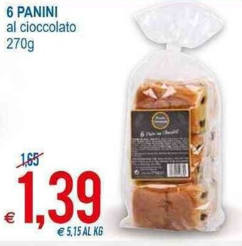 MD Discount 6 Panini al cioccolato 270g offerta