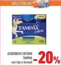 Conad Superstore Assorbenti interni TAMPAX offerta