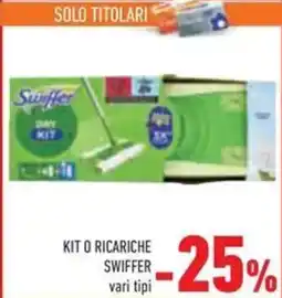 Conad Superstore Kito ricariche SWIFFER offerta