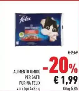 Conad Superstore Alimento umido per gatti PURINA FELIX offerta
