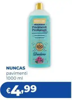 Acqua & Sapone NUNCAS pavimenti 1000 ml offerta