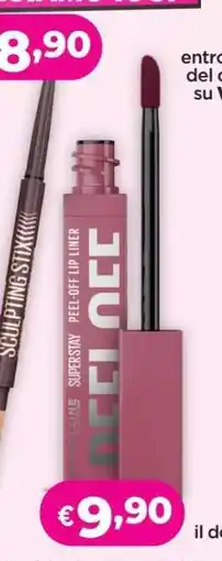 Acqua & Sapone Maybelline Superstay Peel-Off Lip Liner offerta