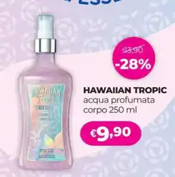 Acqua & Sapone HAWAIIAN TROPIC acqua profumata corpo 250 ml offerta