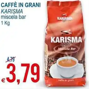 MD Discount Karisma Caffè in Grani miscela bar 1Kg offerta