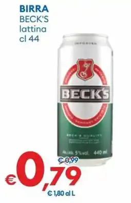 MD Discount Birra BECK'S offerta