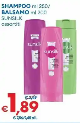 MD Discount Shampoo/ balsamo SUNSILK offerta