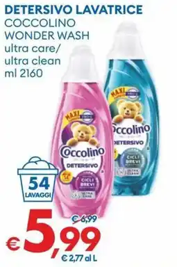 MD Discount Detersivo lavatrice coccolino wonder wash offerta