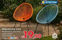 MD Discount Sedia round ring offerta
