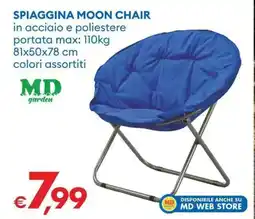 MD Discount Spiaggina moon chair offerta