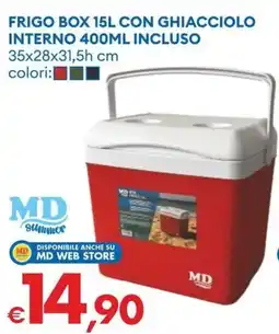 MD Discount Frigo box con ghiacciolo interno incluso offerta