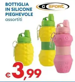 MD Discount Bottiglia in silicone pieghevole offerta