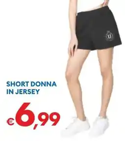 MD Discount Short donna in jersey offerta