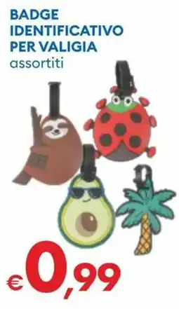 MD Discount Badge identificativo per valigia offerta