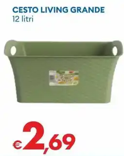 MD Discount Cesto living grande offerta
