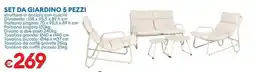 MD Discount Set da giardino 5 pezzi offerta