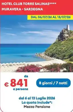 MD Discount Hotel club torre salinas offerta