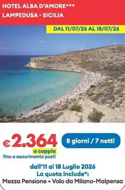 MD Discount Hotel alba d'amore offerta