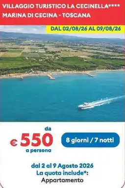 MD Discount Villaggio turistico la cecinella offerta