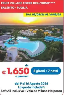 MD Discount Fruit village torre dell'orso offerta