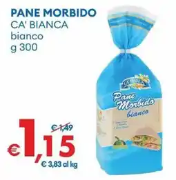 MD Discount Pane morbido CA' BIANCA bianco offerta