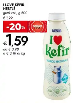 Bennet I love kefir NESTLÉ offerta