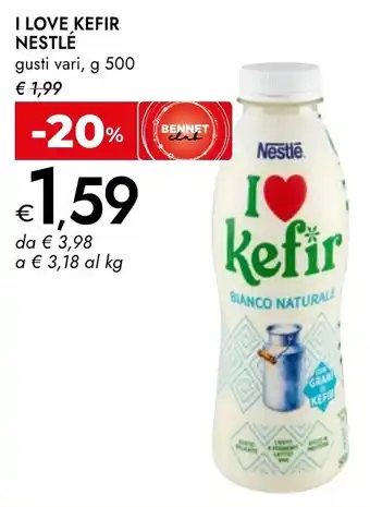 Bennet I love kefir NESTLÉ offerta