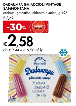 Bennet Dadaumpa ghiaccioli vintage SAMMONTANA offerta
