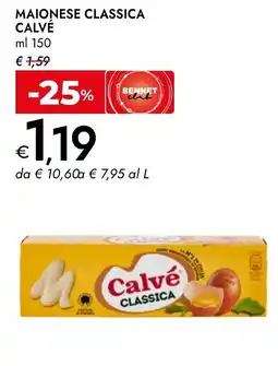 Bennet Maionese classica CALVÉ offerta