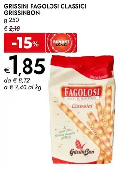 Bennet Grissini fagolosi classici GRISSINBON offerta