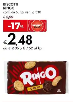Bennet Biscotti RINGO offerta