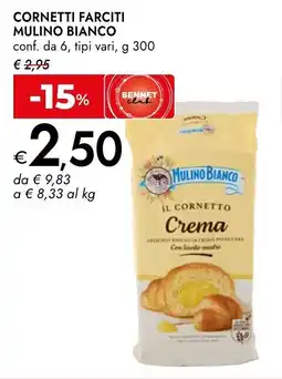 Bennet Cornetti farciti MULINO BIANCO offerta