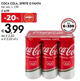 Bennet Coca cola, sprite o fanta offerta
